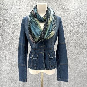 Mudd Y2k infinit Scarf‎ 2000s 90s tiedye Knit indie Fairy grunge Hippie colorful